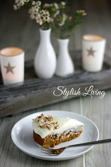 carrot cake / Karottenkuchen - Stylish Living