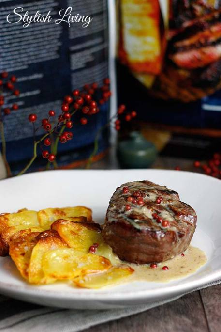 Rinderfilet mit Pfeffer-Whisky-Sauce + Buchvorstellung Donna Hay &amp;quot;Die ...