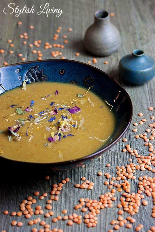 Rote-Linsen-Suppe Mit Getrockneten Tomaten - Stylish Living