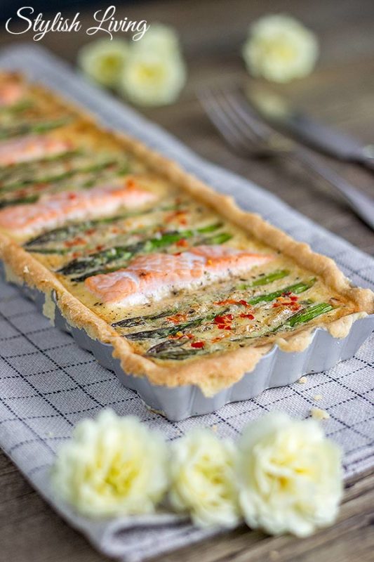 Spargel-Lachs-Tarte ... und dazu Blanchet [Sponsored Post] - Stylish Living